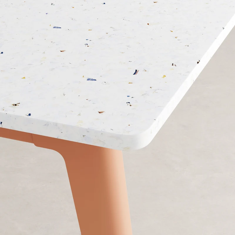 Bureau open-space NEW MODERN 2 places - plastique recyclé Venezia