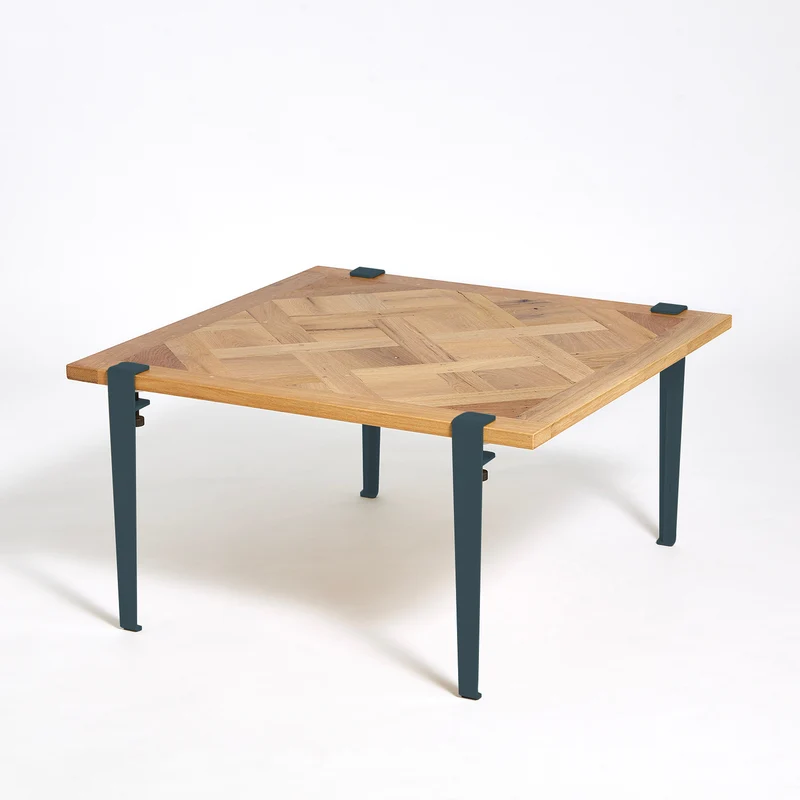 Table basse TIPTOE 80x80cm - parquet de Versailles