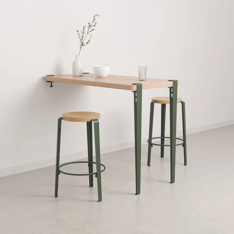 Pied de table haute 90cm et accroche murale BRACKET