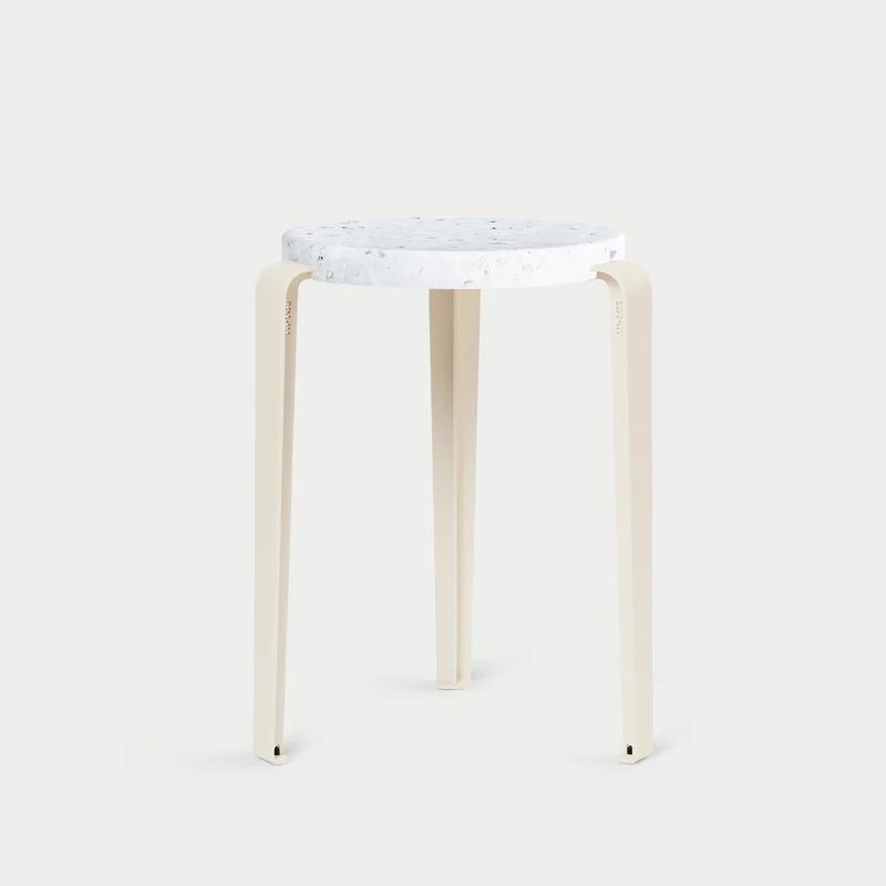 Tabouret LOU - plastique recyclé Venezia
