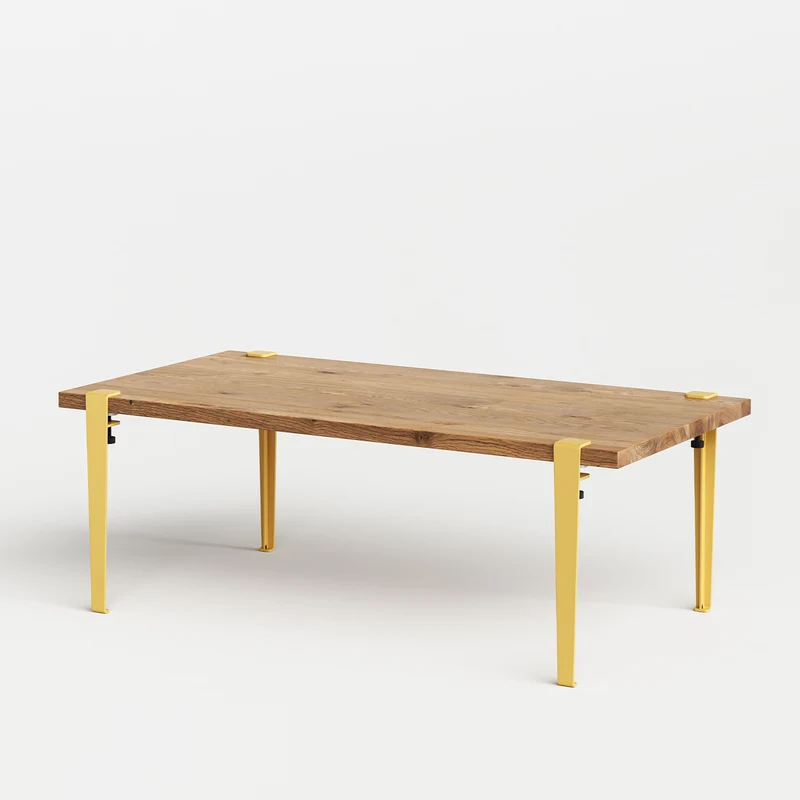 Table basse TIPTOE 120x60cm - bois ancien recyclé