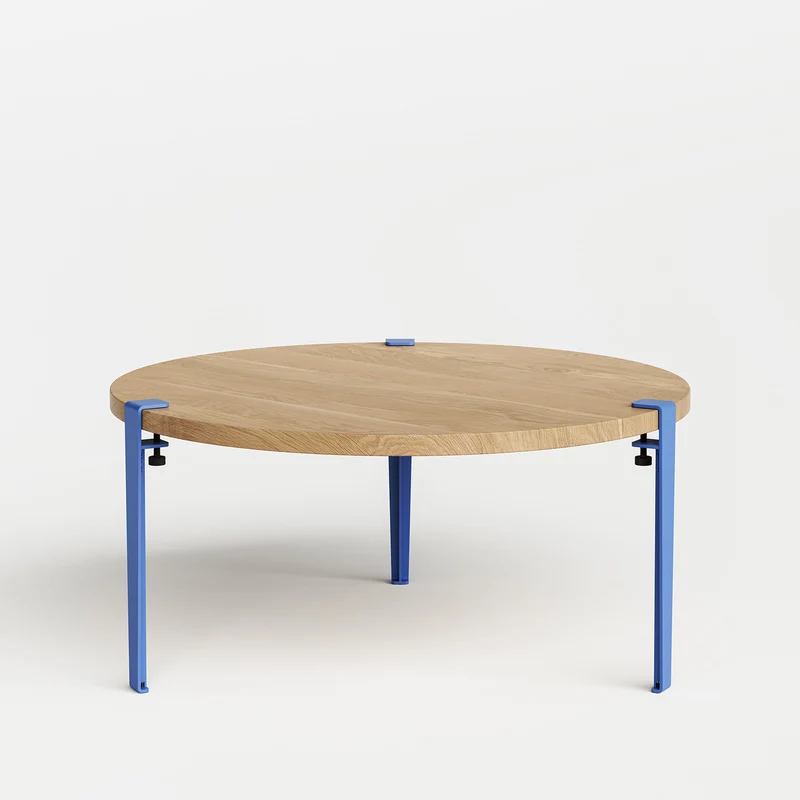 Table basse ronde TIPTOE Ø 90cm - chêne massif