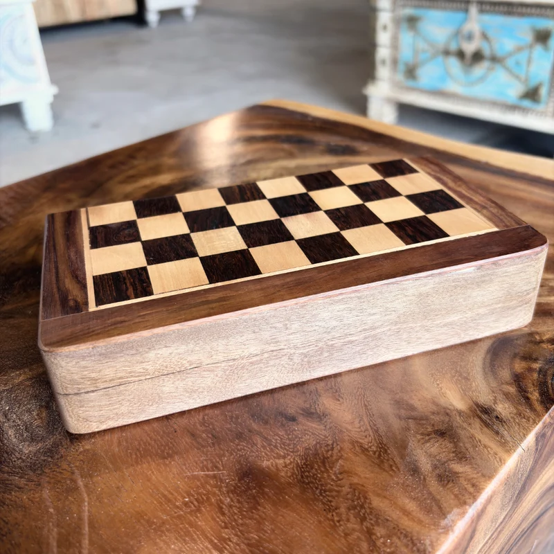 Jeu d'échecs pliable 12" carré