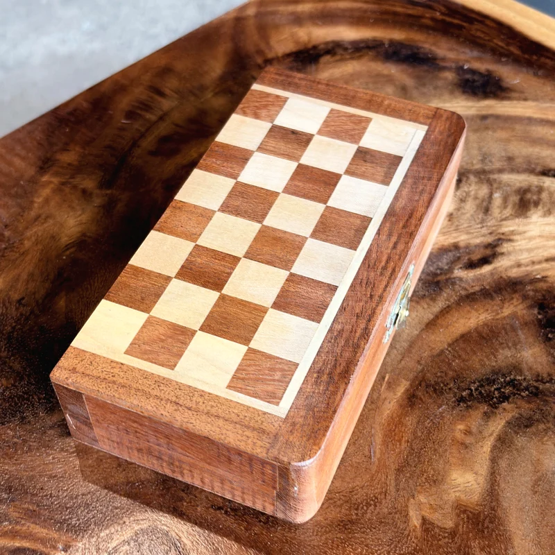 Jeu d'échecs pliable 7" carré