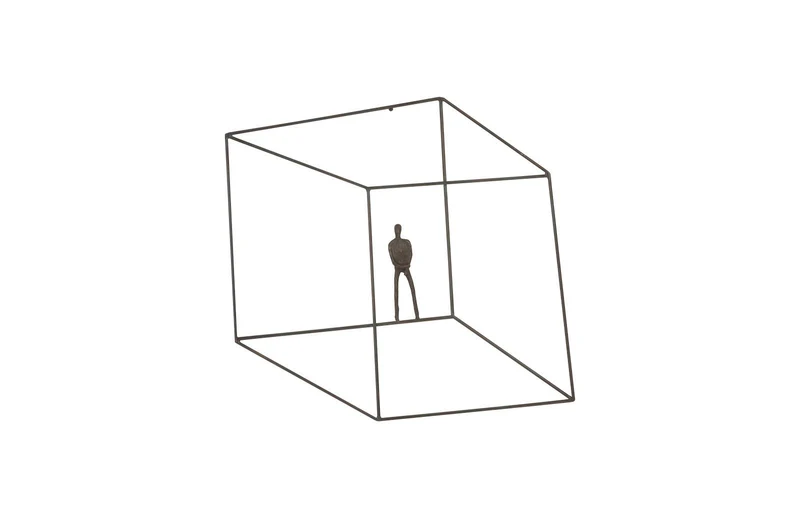 Sculpture murale Perspective 23.25*0.5*22"