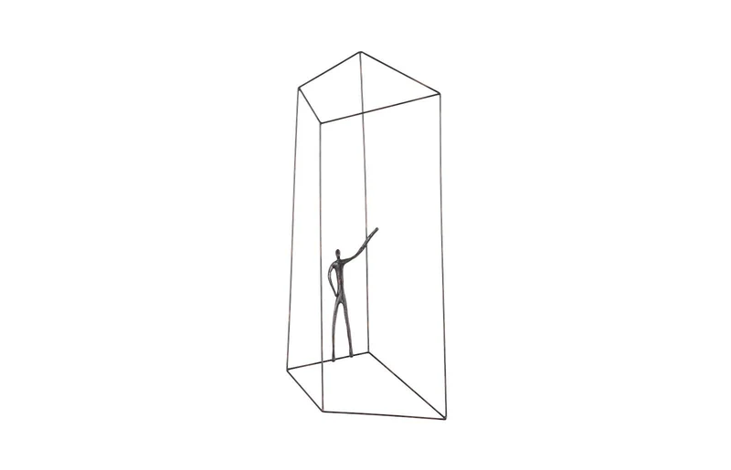 Sculpture murale Perspective 17.5x1x35"