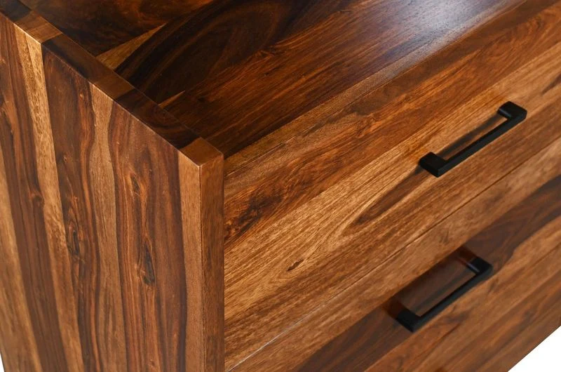 Commode Nagpur – Sheesham massif brun