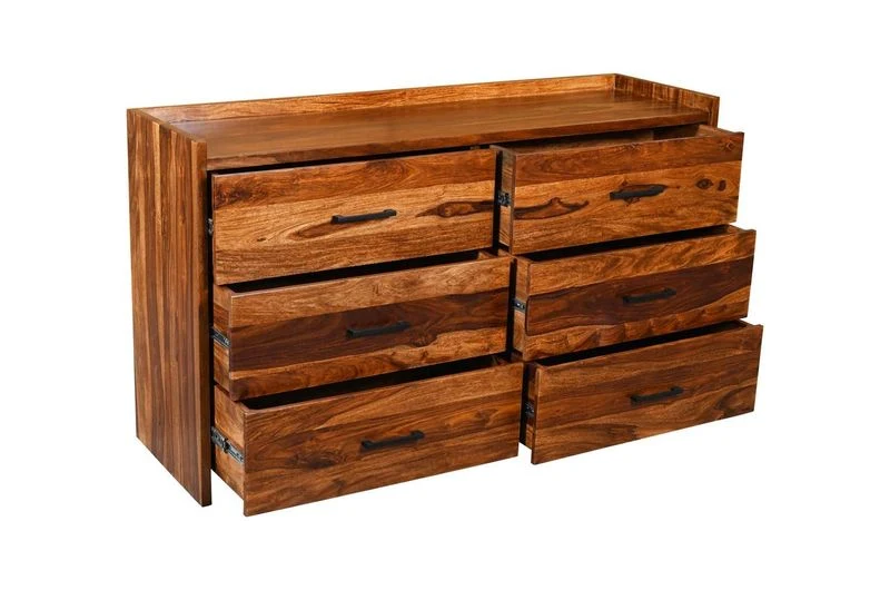 Commode Nagpur – Sheesham massif brun