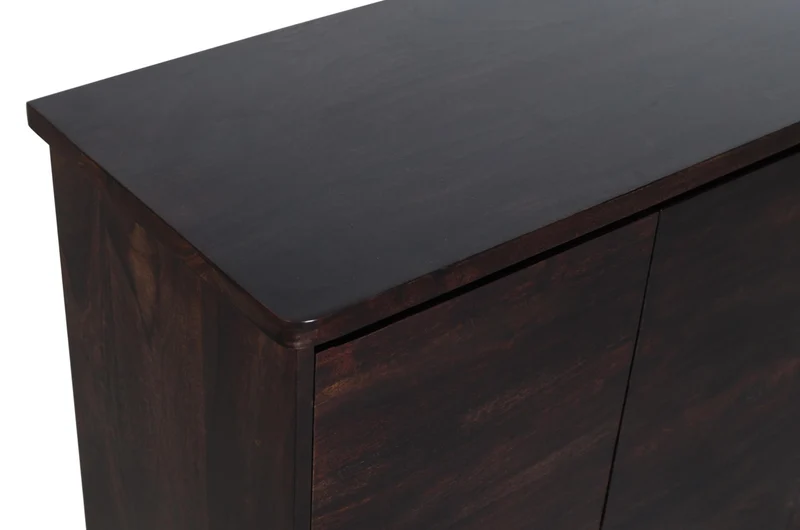 Buffet 4 portes Dona - sheesham massif espresso