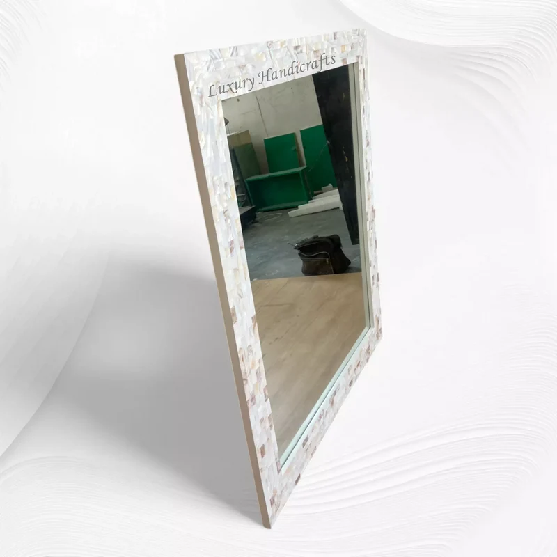 Full Mother of Pearl Inlay Wall Mirror