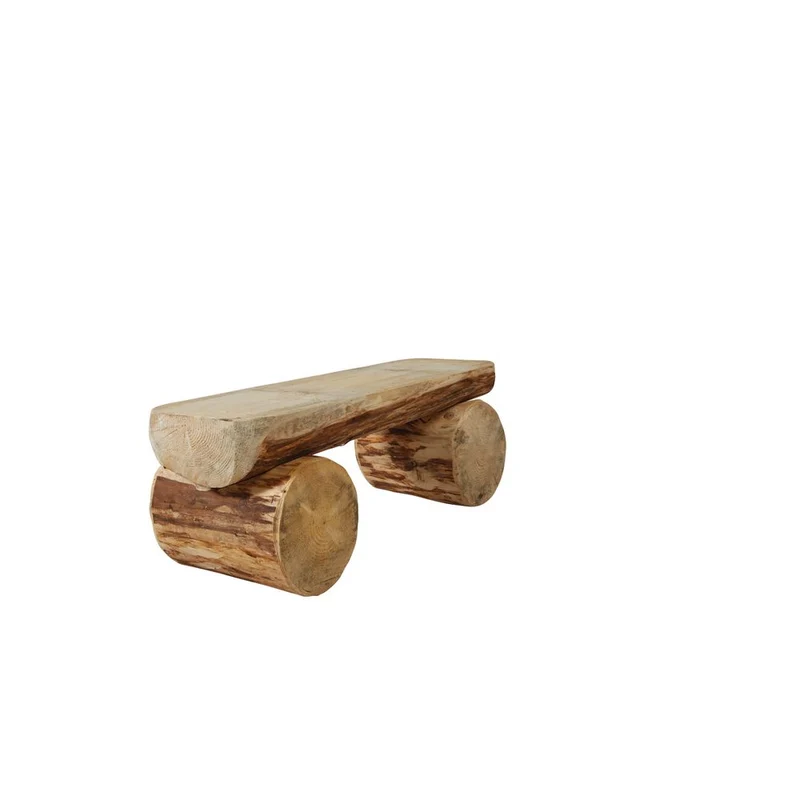 Banc en bois de sapin rustique 120 cm