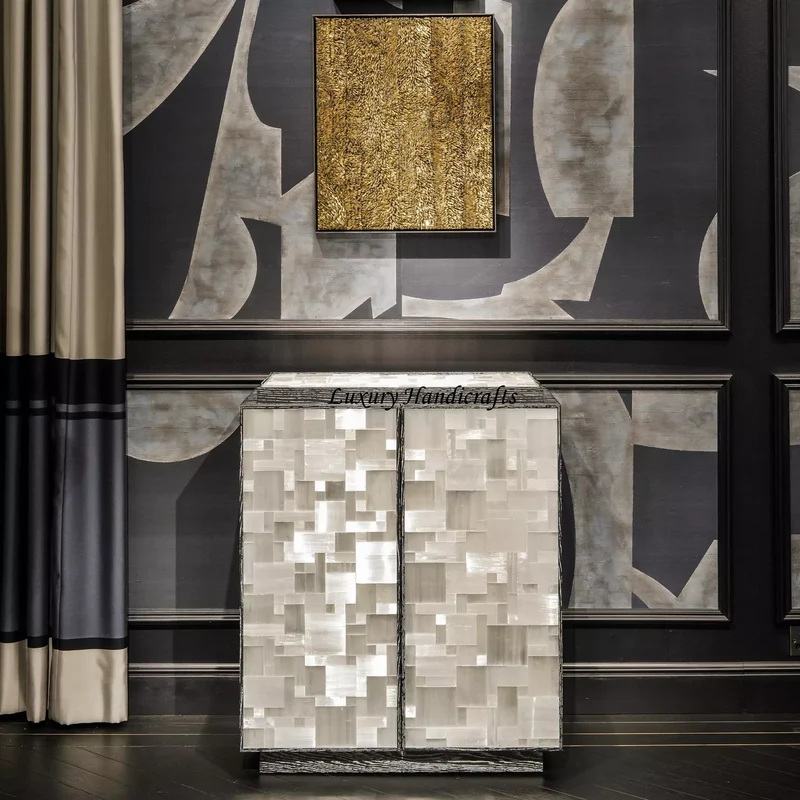 Plexus Cerused Oak Selenite Cabinet