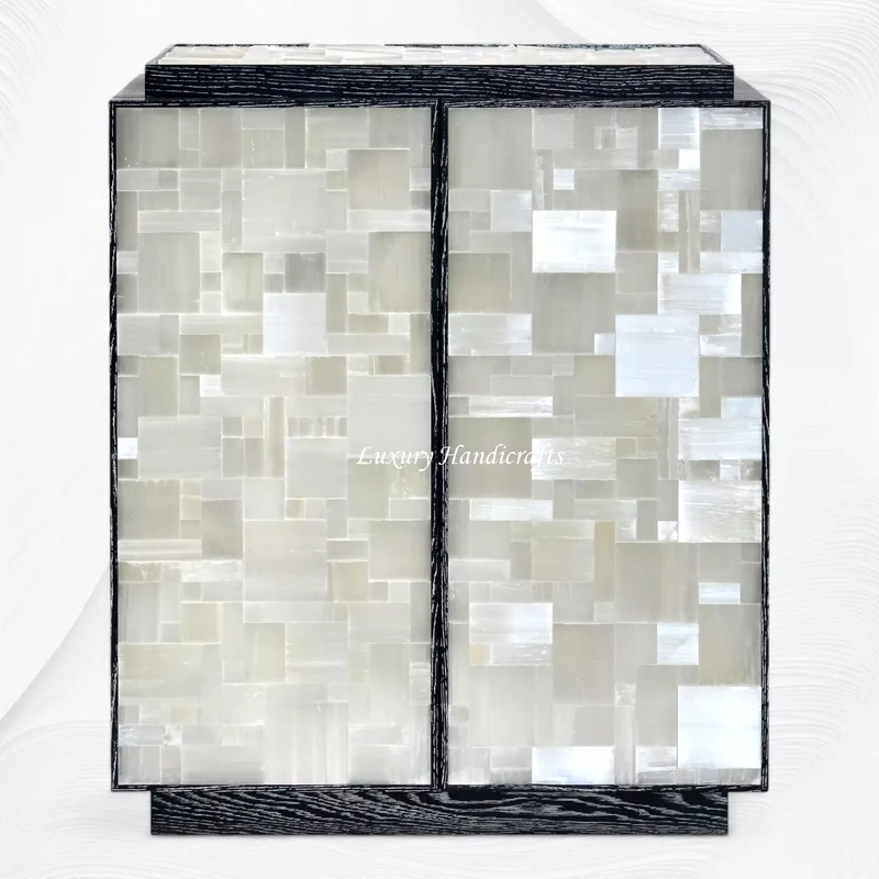 Plexus Cerused Oak Selenite Cabinet