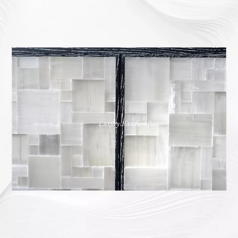 Plexus Cerused Oak Selenite Cabinet
