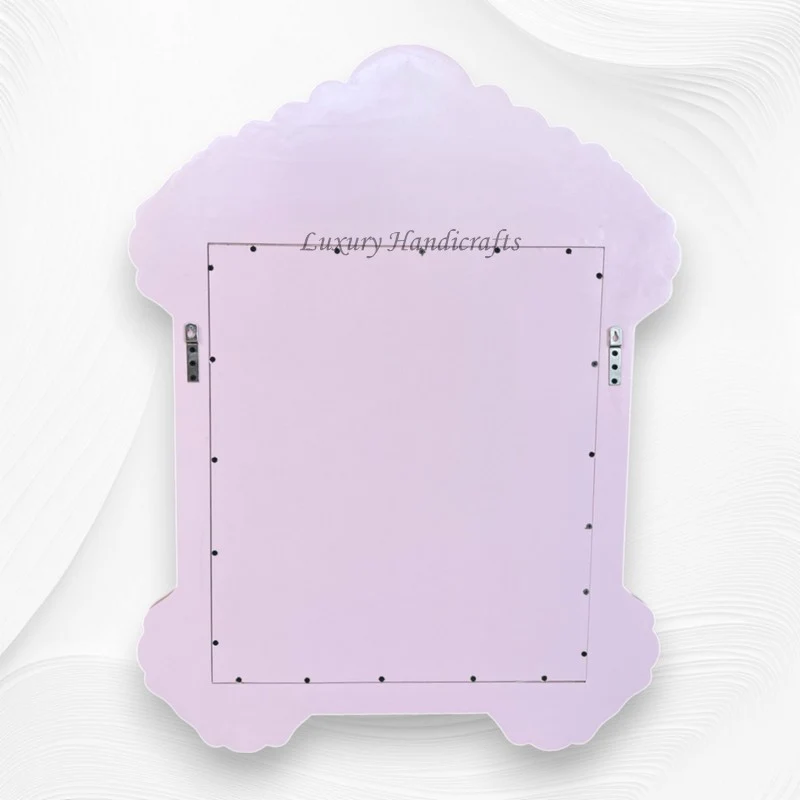 Light Pink Mother Of Pearl Inlaid Parrot Mirror