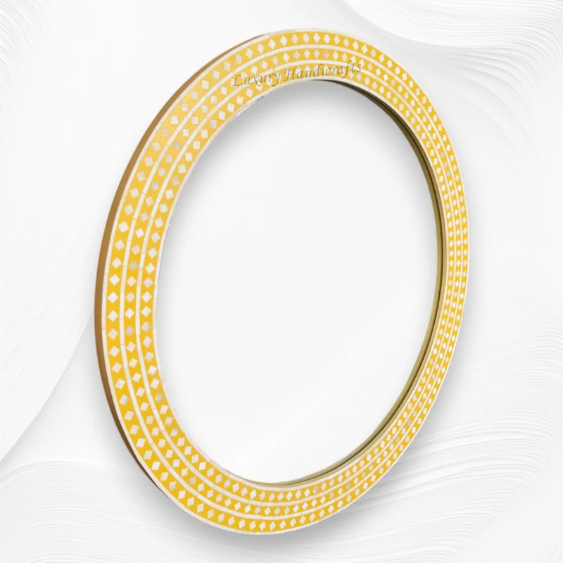 Bone Inlay Devina Mirror Yellow