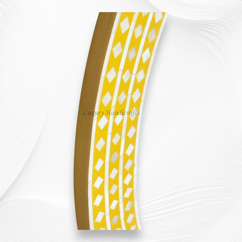 Bone Inlay Devina Mirror Yellow
