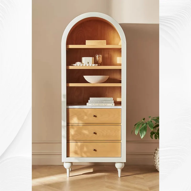 Fern Bookcase Slipper Satin