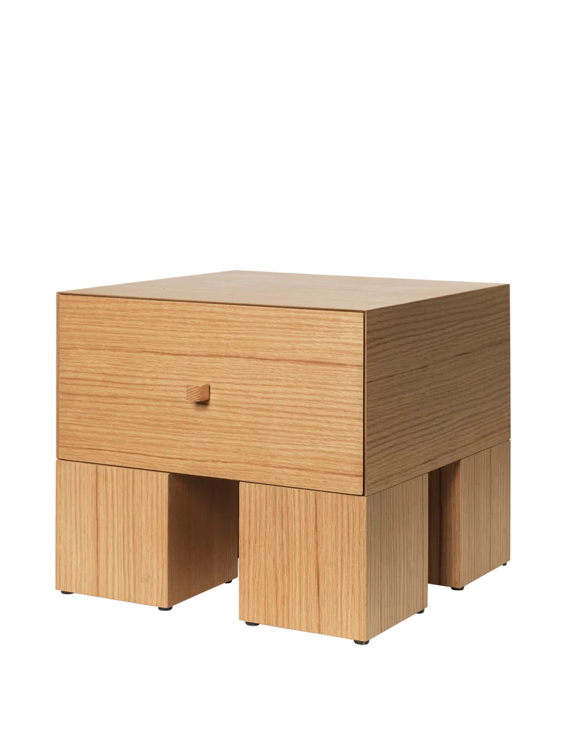 Kuben Bedside Table - 1x1