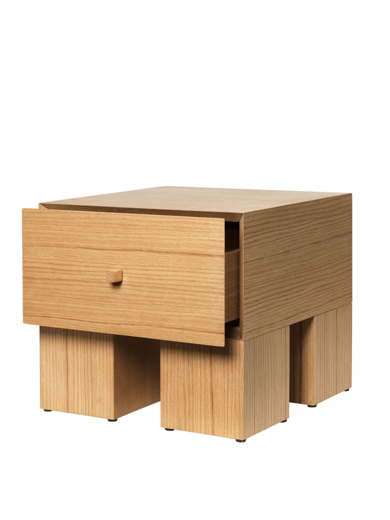 Kuben Bedside Table - 1x1