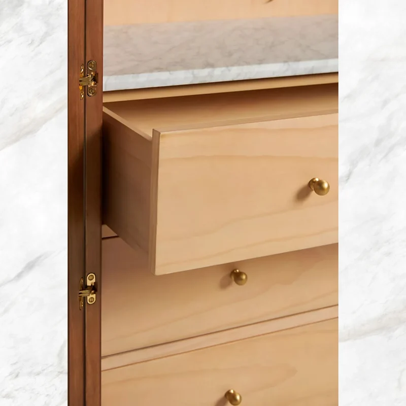 Fern Storage Cabinet Brown