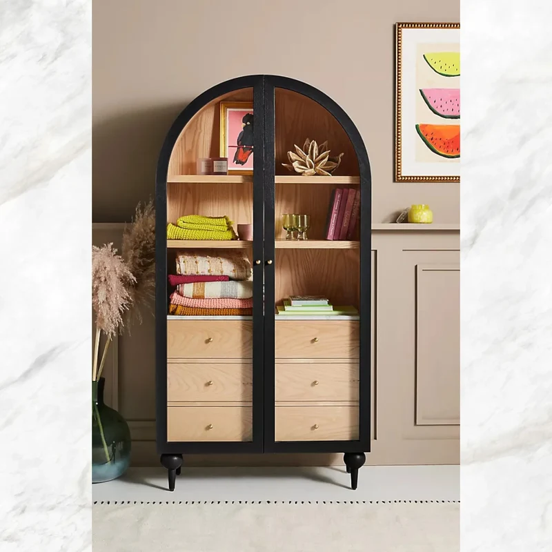 Fern Storage Cabinet Black