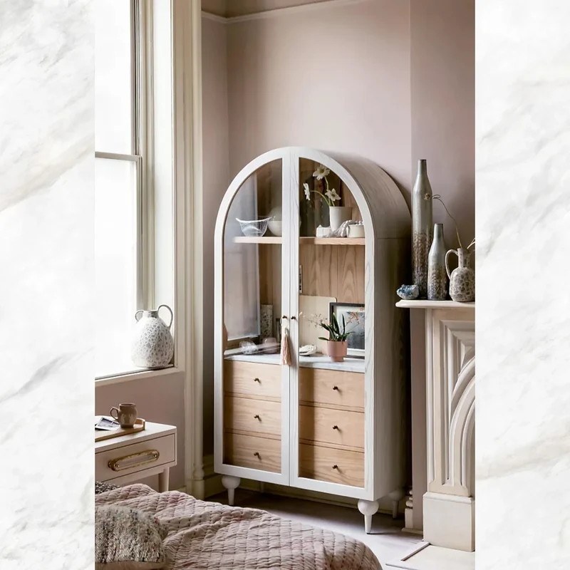 Fern Storage Cabinet White