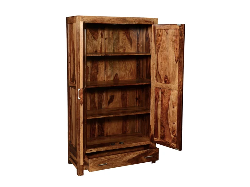 Armoire Enzo 2 portes brun