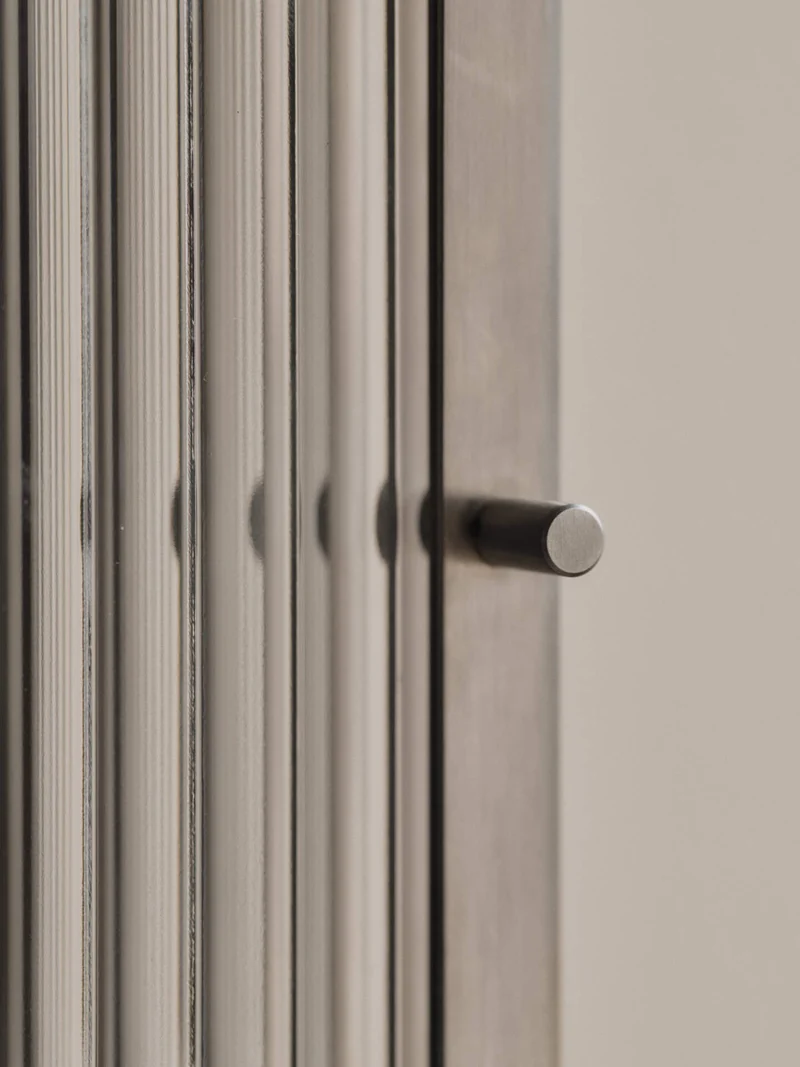 Haze Wall Cabinet - Reeded Glass