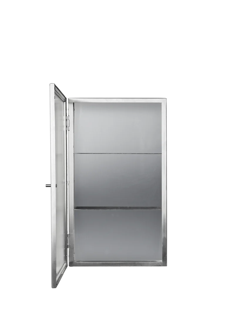 Haze Wall Cabinet - Reeded Glass