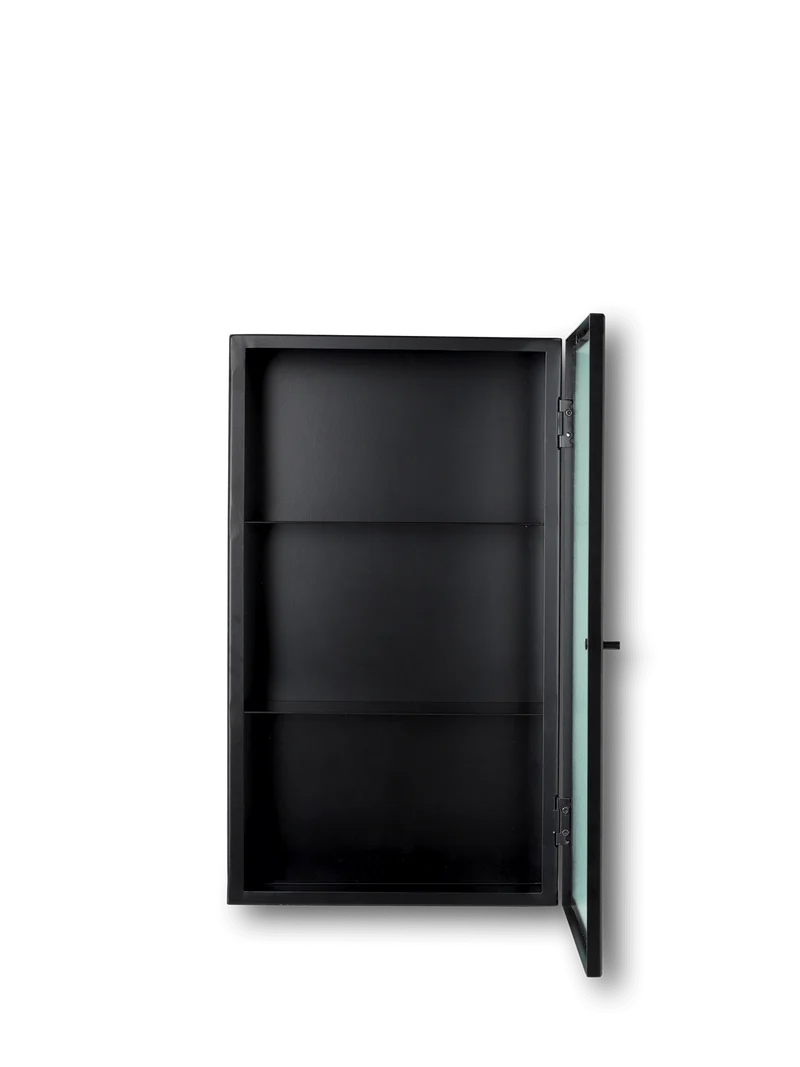 Haze Wall Cabinet - Reeded Glass