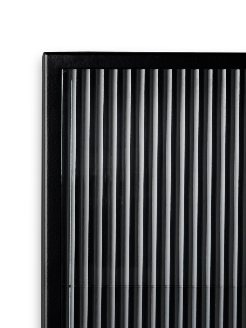 Haze Wall Cabinet - Reeded Glass