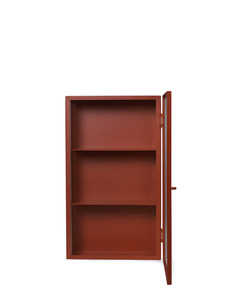 Haze Wall Cabinet - Reeded Glass