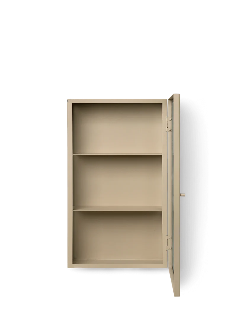 Haze Wall Cabinet - Reeded Glass