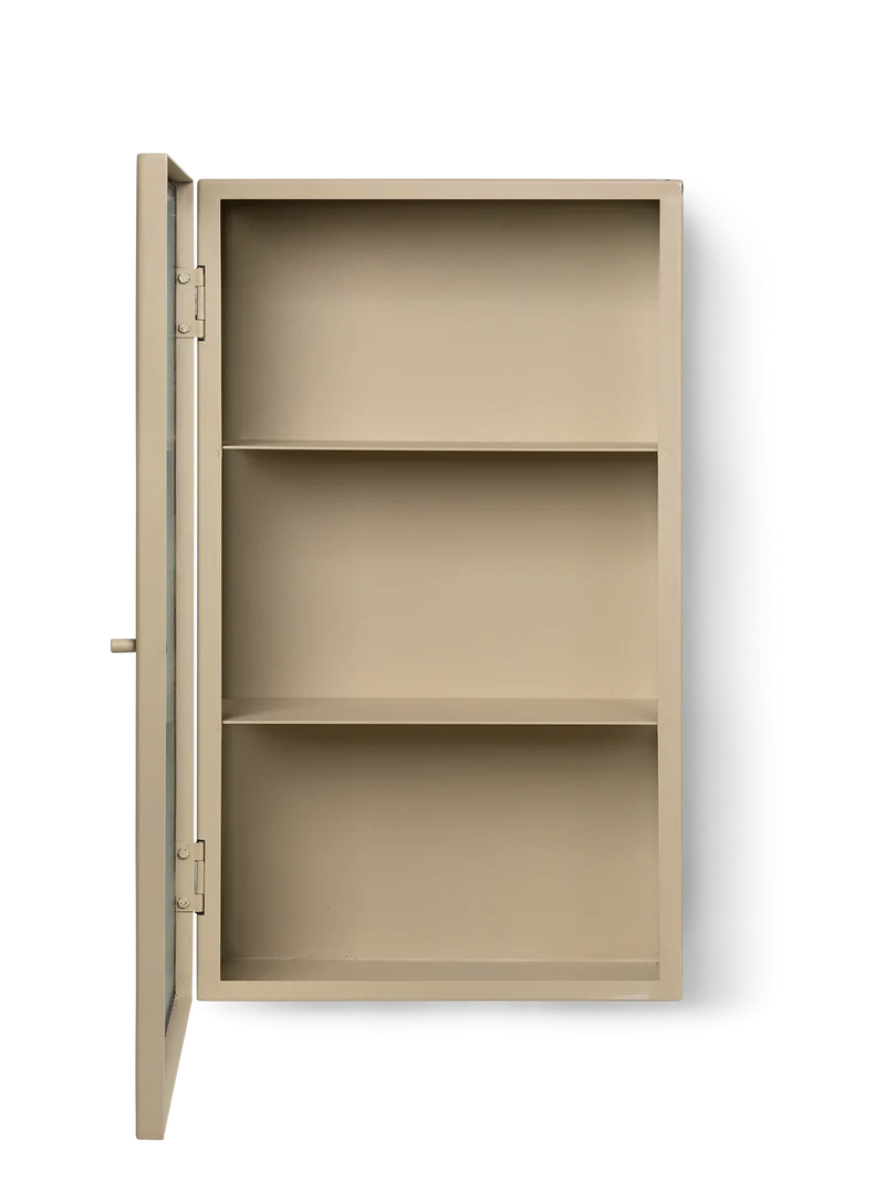 Haze Wall Cabinet - Reeded Glass