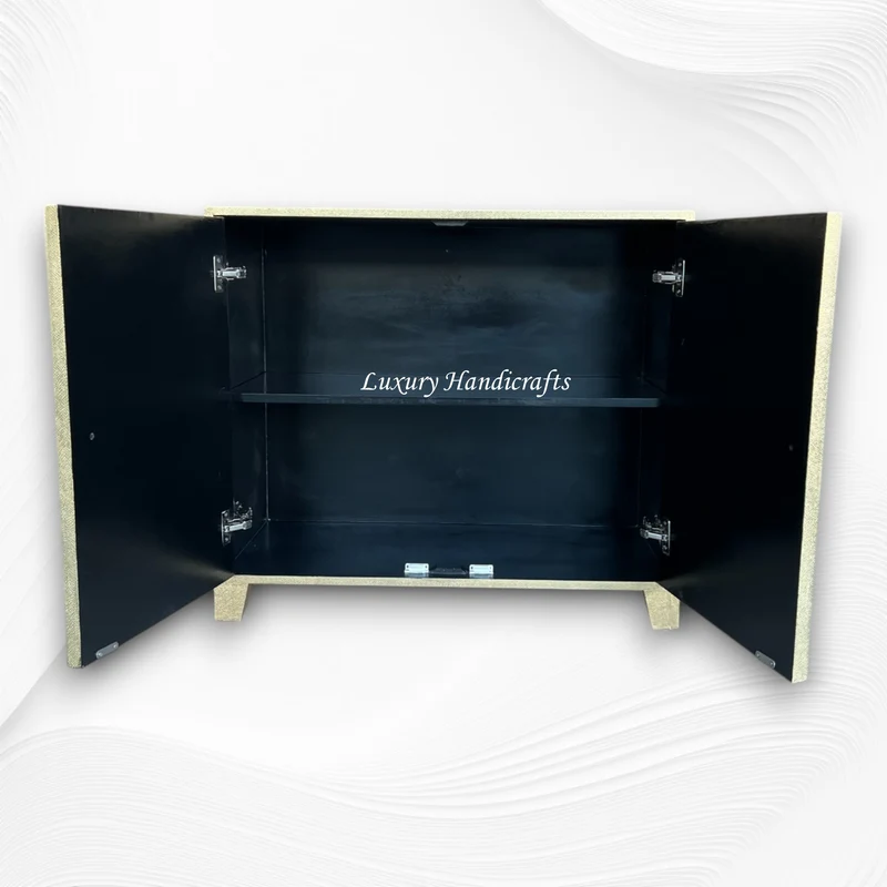 Chatham Hollywood Regency 2 Door Brass Cabinet