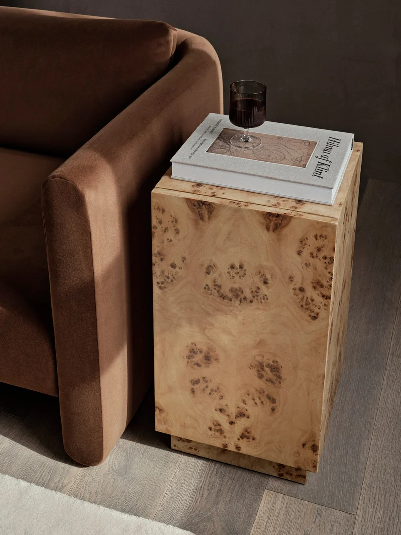 Burl Side Table
