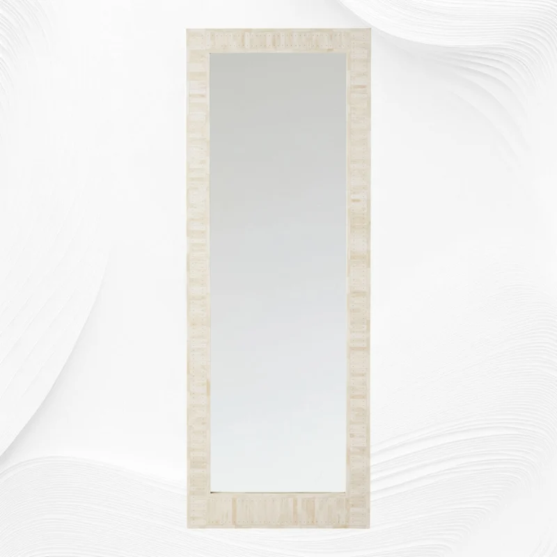 Full Bone Inlay Floor Mirror