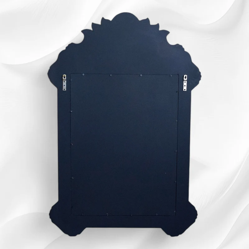 Black Mother Of Pearl Inlaid Parrot Mirror