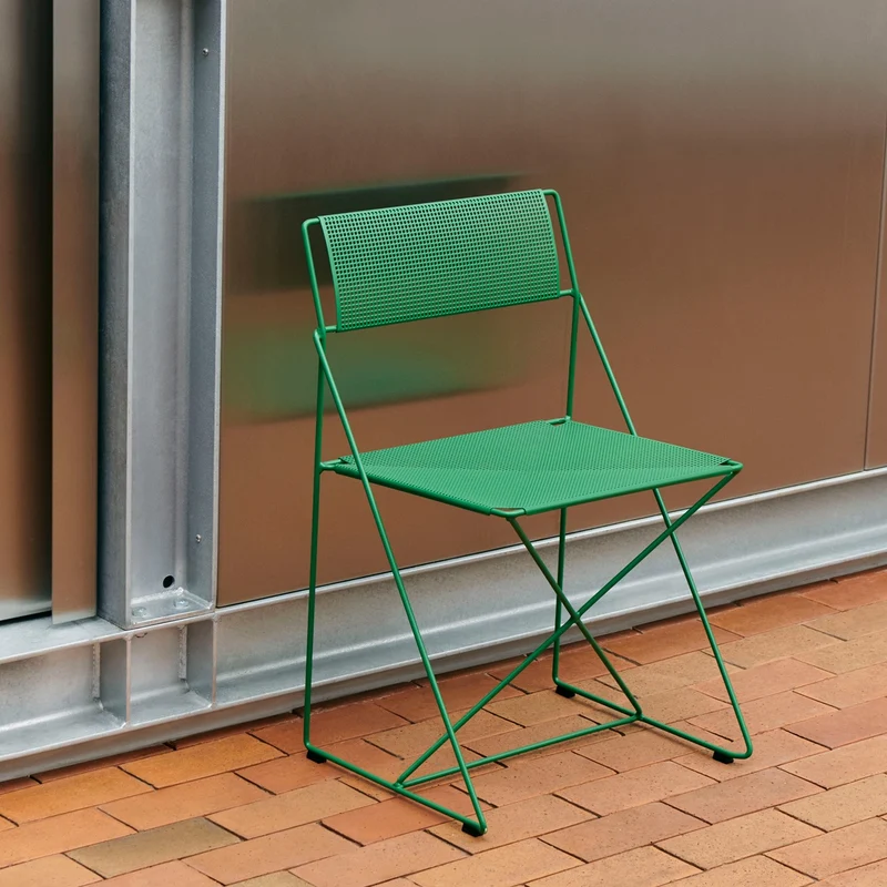X Line Chair — Moss Steel 2.0