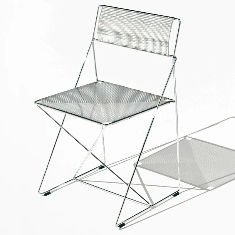 X Line Chair — Chromed base