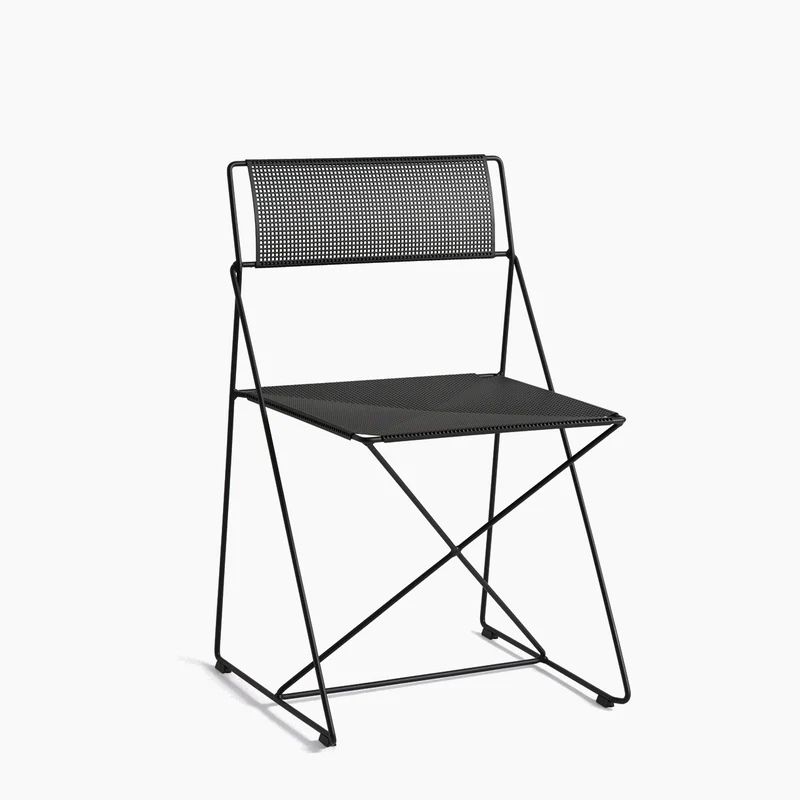 X Line Chair — Black Steel base