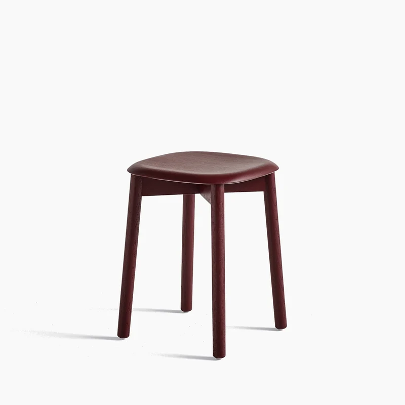 Soft Edge Chair Soft Edge 72 — Soft Edge72 Fall red Lacquered oak 4-Leg