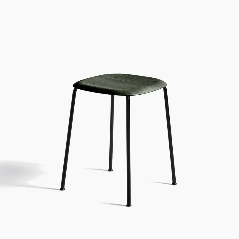 Soft Edge Chair Soft Edge 70 — Soft Edge70 Black Steel 4-Leg