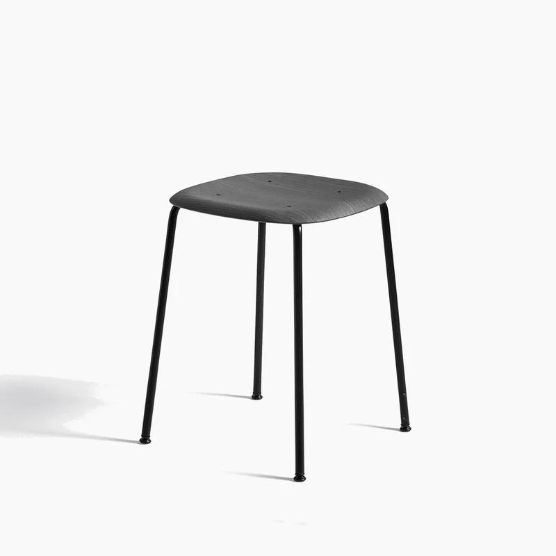Soft Edge Chair Soft Edge 70 — Soft Edge70 Black Steel 4-Leg