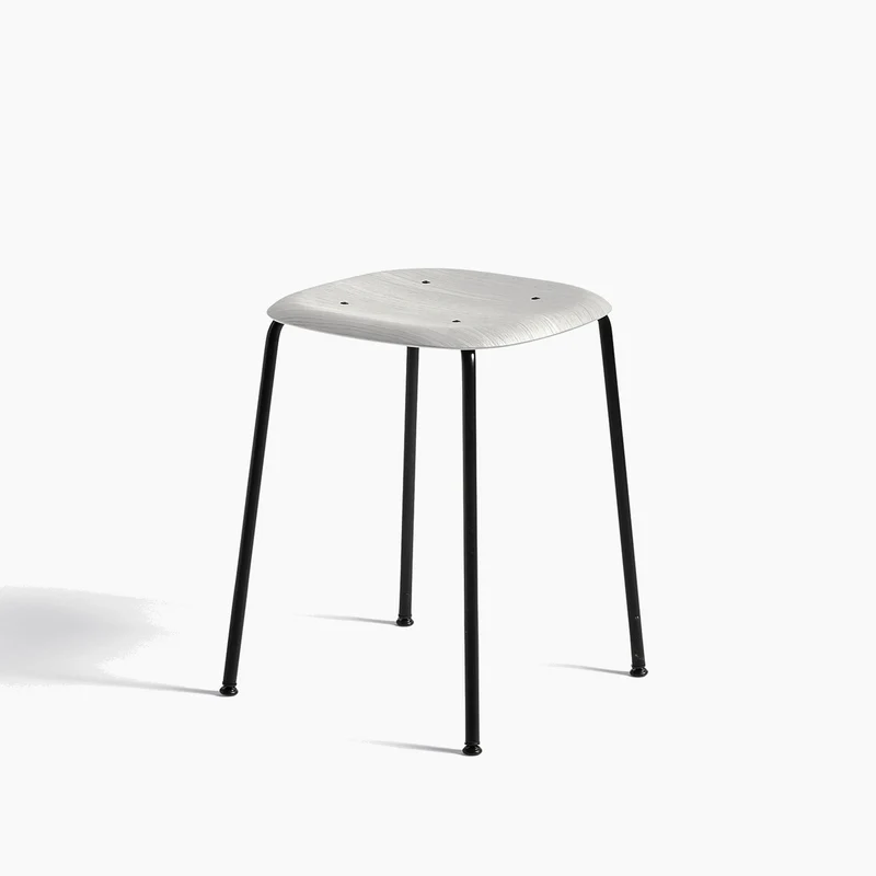 Soft Edge Chair Soft Edge 70 — Soft Edge70 Black Steel 4-Leg