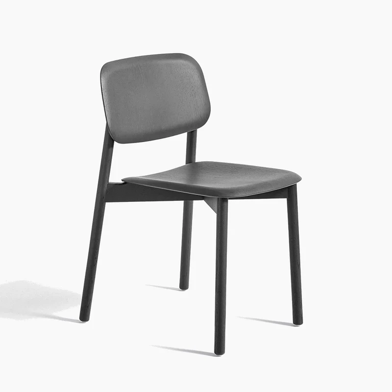 Soft Edge Chair Soft Edge 60 — Soft Edge60 Soft black Lacquered oak