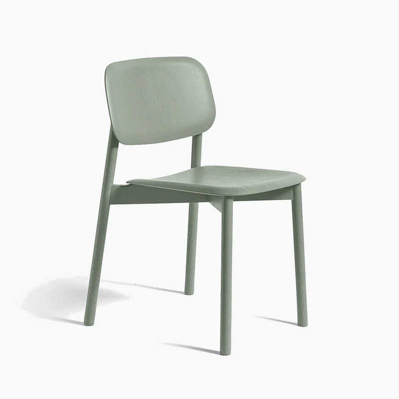Soft Edge Chair Soft Edge 60 — Soft Edge60 Dusty green Lacquered oak