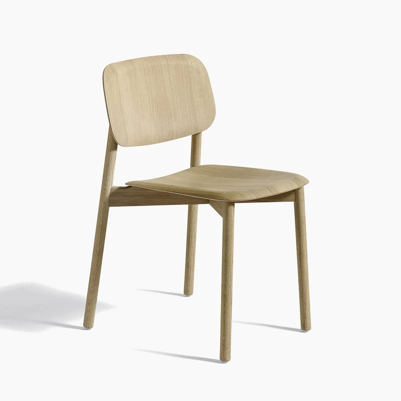 Soft Edge Chair Soft Edge 60 — Soft Edge60 Black Lacquered oak 4-Leg