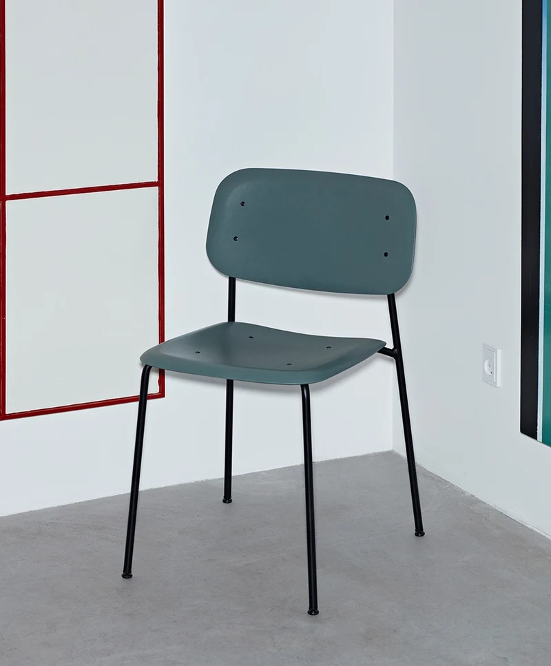 Soft Edge Chair Soft Edge 45 — Soft Edge45 Soft grey Steel 4-Leg